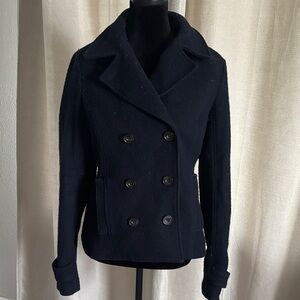 Women's Navy Peacoat